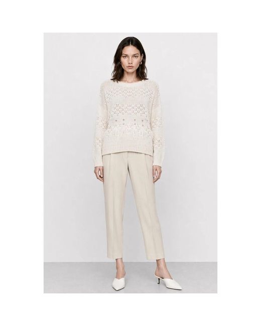 Kocca White Round-Neck Knitwear