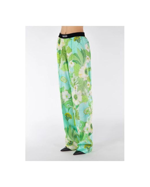 Tom Ford Green Wide Trousers