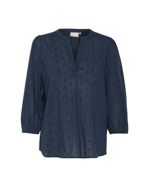 Kaffe Kajollia Blouse in het Blue