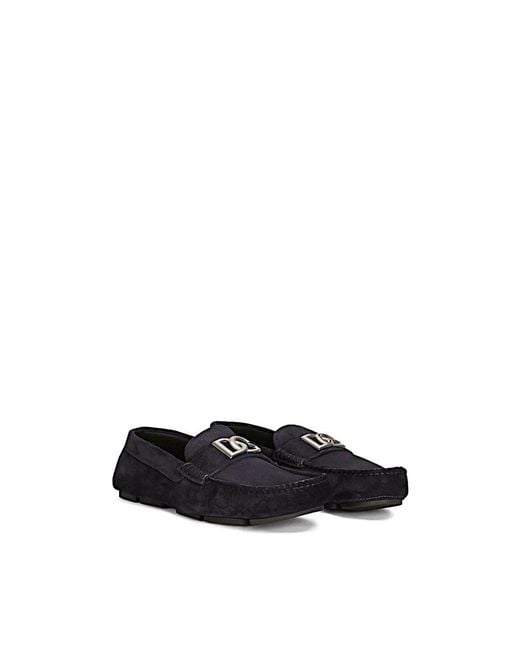 Dolce & Gabbana Blue Loafers for men