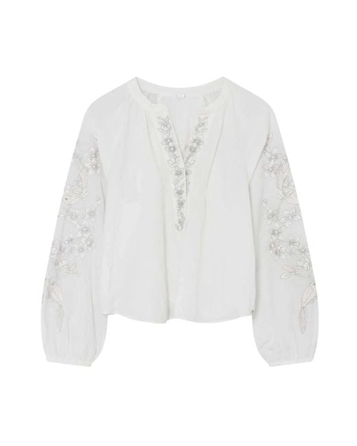 GUSTAV White Blouses