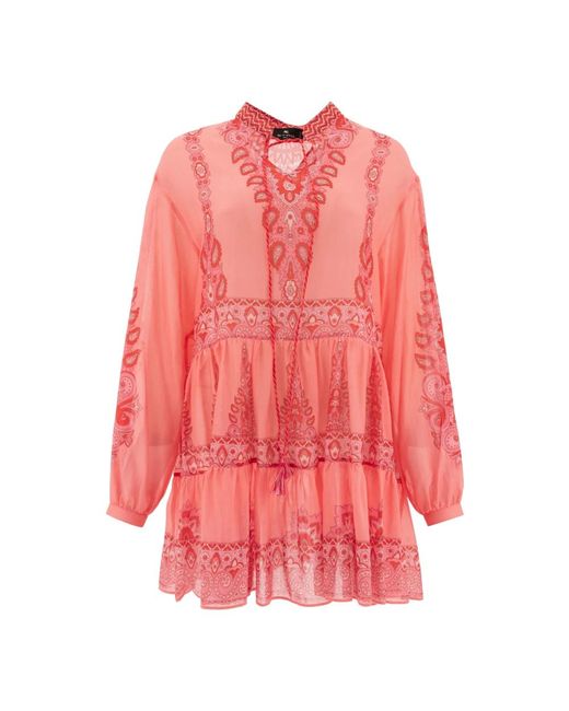 Etro Short Dresses in het Pink