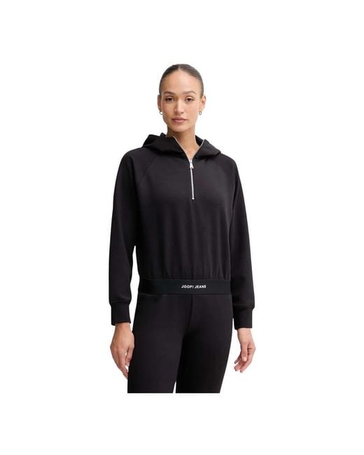 Joop! Zip-Through Hoodie in het Black