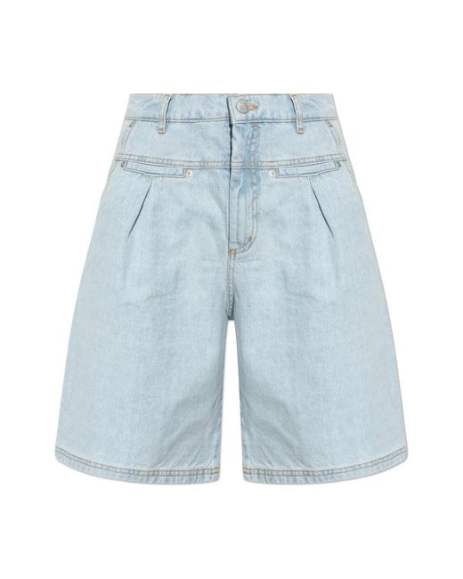 Munthe Blue Denim Shorts
