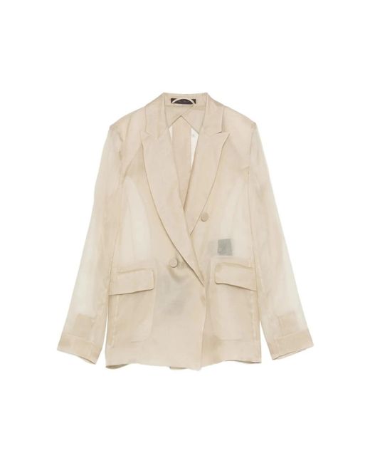 Max Mara Natural Blazers
