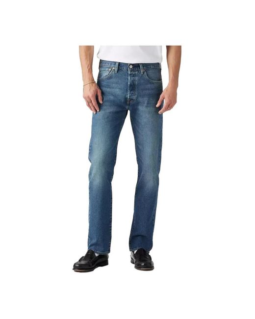 Levi's Blue Straight Jeans for men