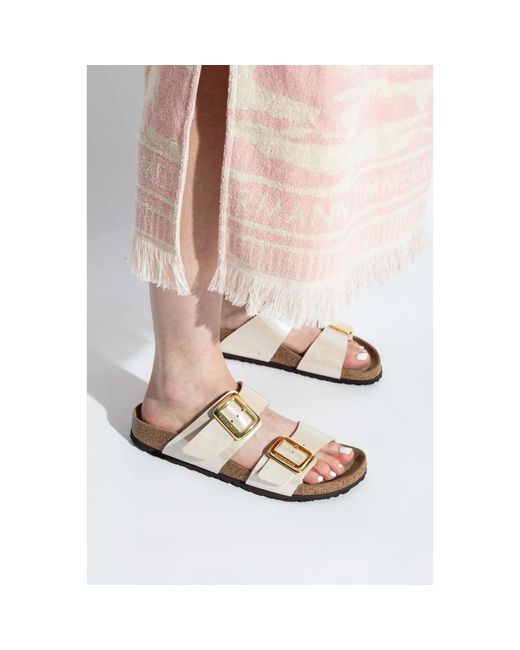 Birkenstock Brown Sliders