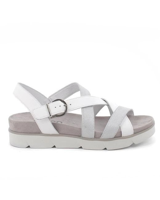 Igi&co White Flat Sandals