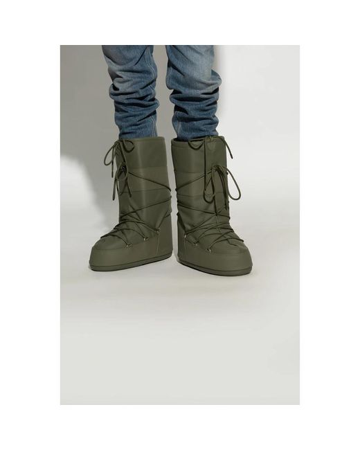 Moon Boot Green Winter Boots for men