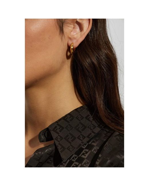 Earrings LIE STUDIO de color Metallic
