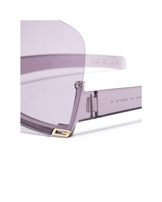 Gucci Purple Violette randlose sonnenbrille gg1631s 011