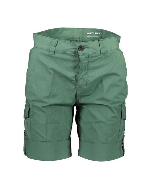 North Sails Green Casual Shorts