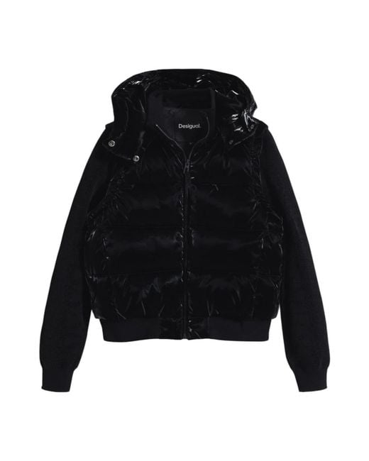 Desigual Black Winter Jackets
