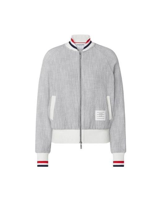 Bomber Jackets Thom Browne de color Gray