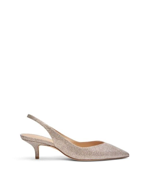 Stuart Weitzman Pink Eleganter slingback-pump mit v-cut vamp