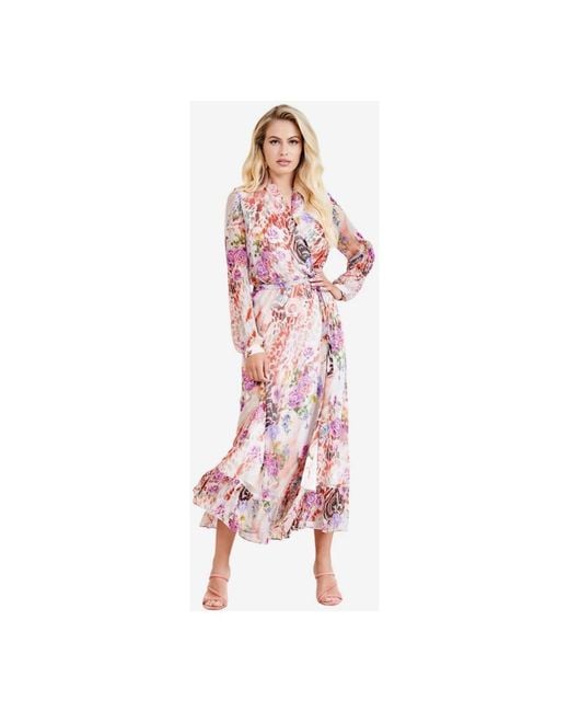 Marciano Pink Wrap Dresses