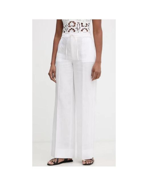 Twinset Broeken ,Wit ,Twin-Set Broeken in het White
