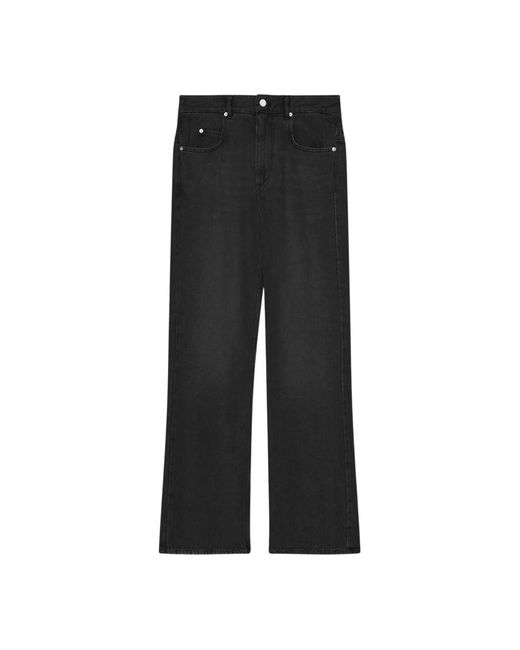 Isabel Marant Black Straight Fit Jeans