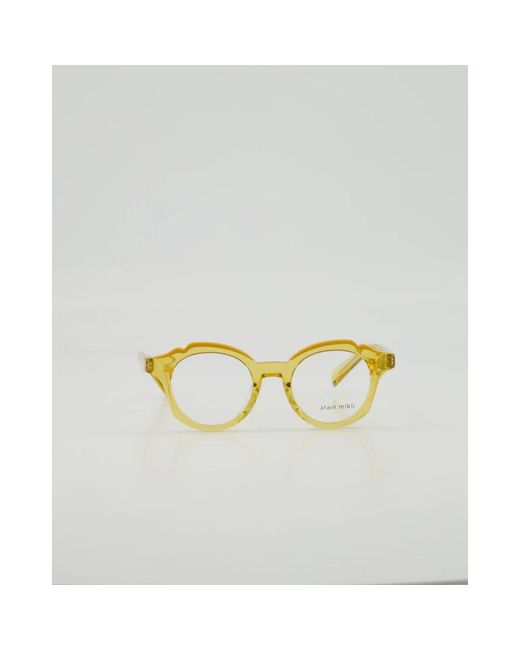 Alain Mikli Yellow Glasses