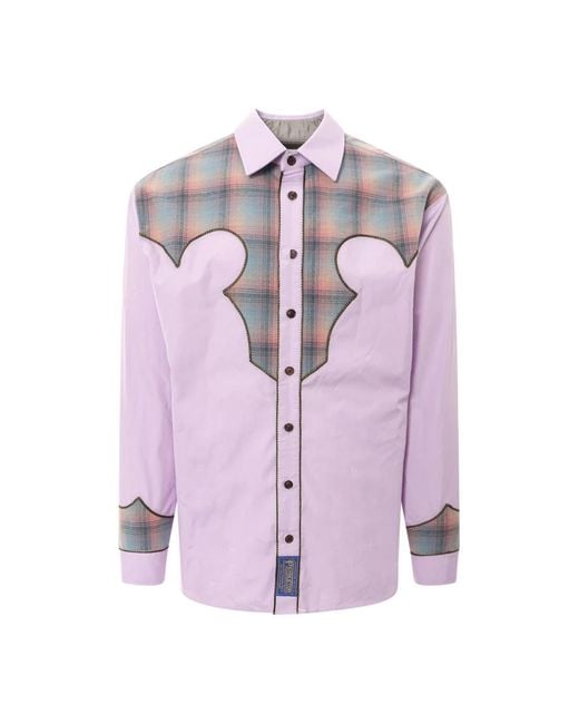Maison Margiela Purple Casual Shirts for men