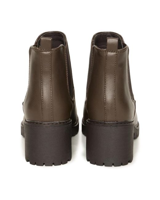 Ichi Brown Chelsea Boots