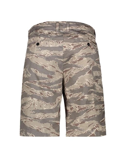 DIESEL Gray Casual Shorts for men
