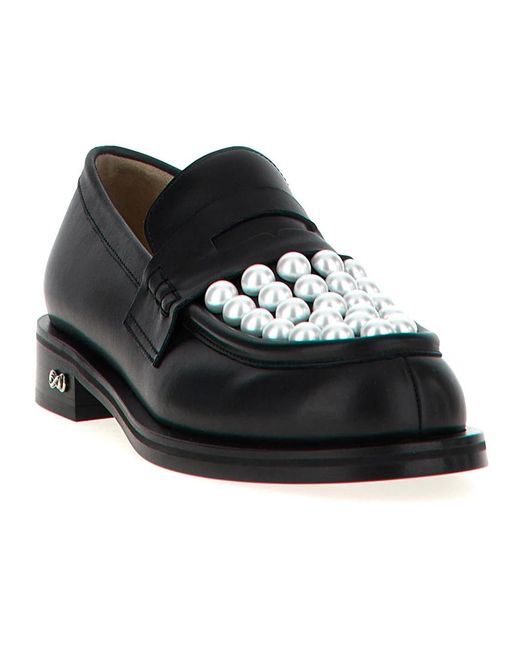 Mach & Mach Black Loafers