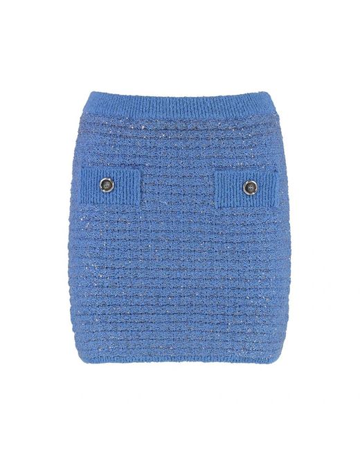 Pinko Short Skirts in het Blue