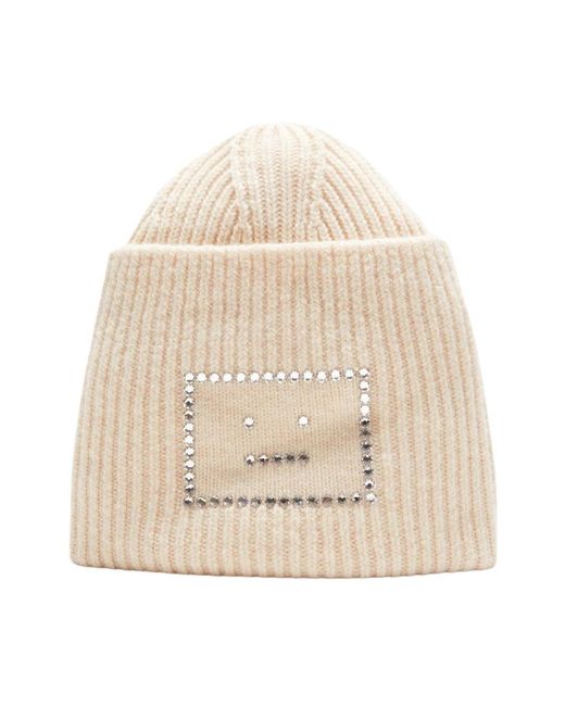 Beanies Acne de hombre de color Natural