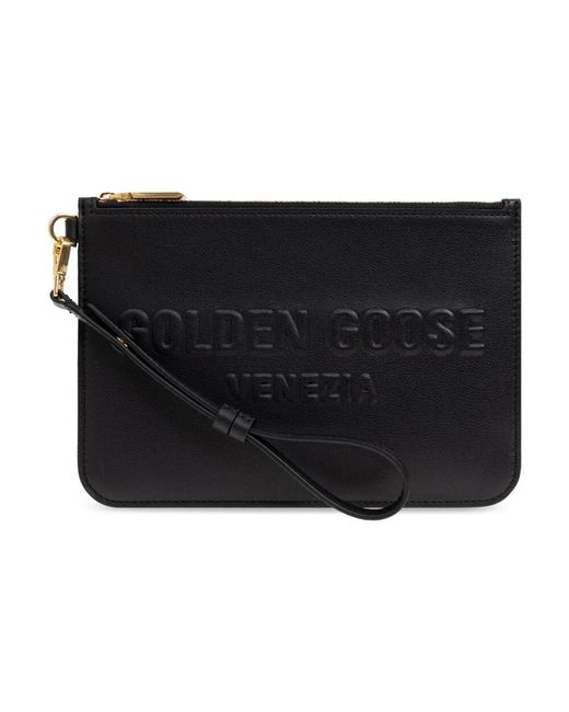 Golden Goose Deluxe Brand Black Handtasche mit logo