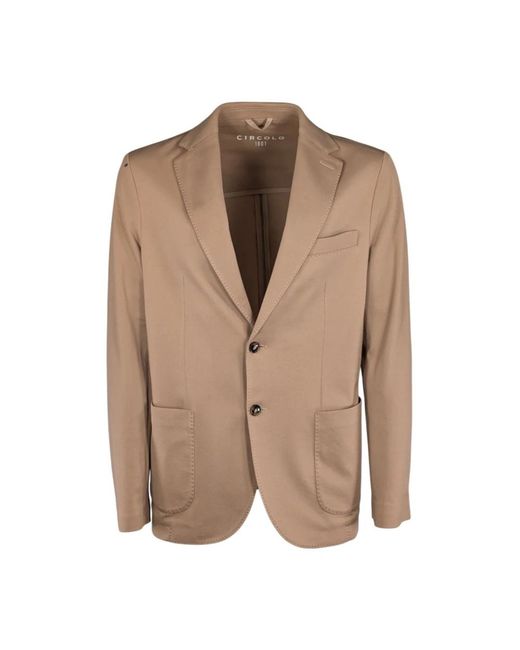 Circolo 1901 Brown Blazers for men