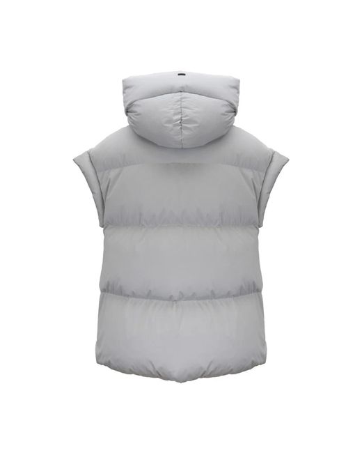 Herno Jassen ,Grijs ,Polyester Down Vest in het Gray