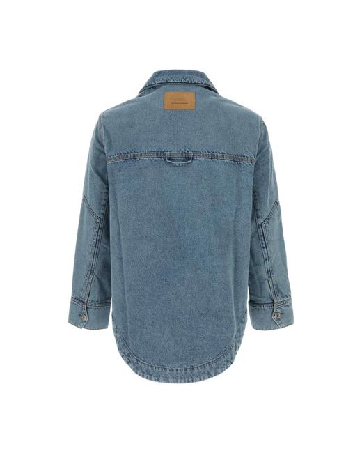 AMI Blue Denim Jackets for men
