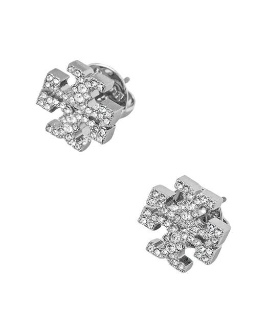 Earrings Tory Burch de color Metallic