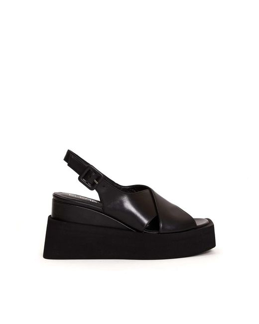 Elena Iachi Black Wedges