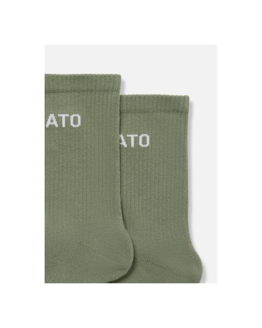 Axel Arigato Ondergoed ,Groen ,Katoen Arigato Logo Tube Socks in het Green