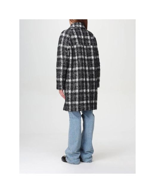 Fay Double-Breasted Coats in het Black