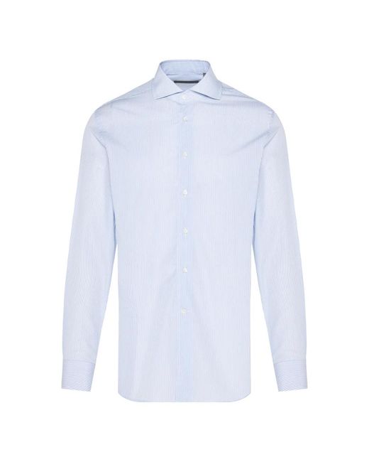 Corneliani Blue Formal Shirts for men