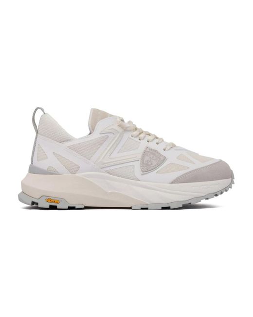 Philippe Model White Niedrige Mesh-Sneakers