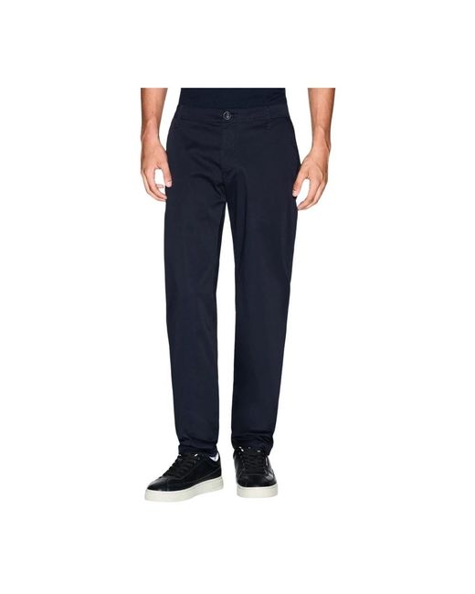 ARMANI EXCHANGE Blue Chinos for men