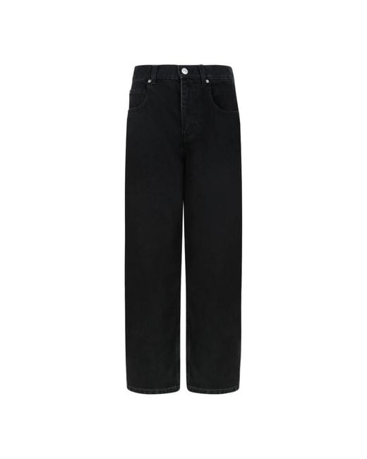 Isabel Marant Black Straight Fit Jeans