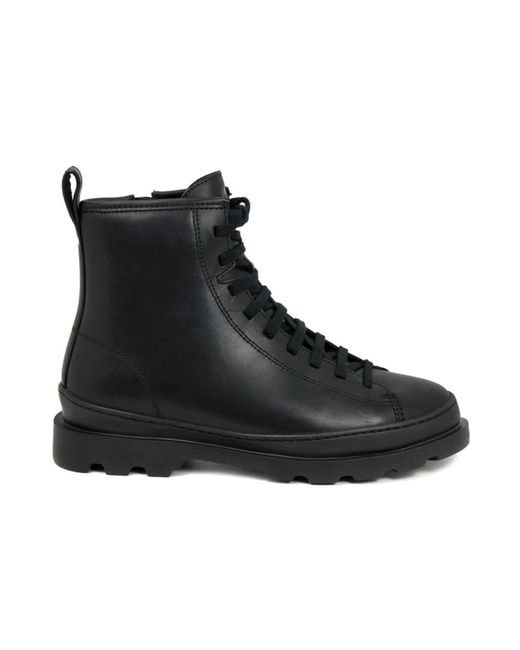 Lace-Up Boots Camper de color Black
