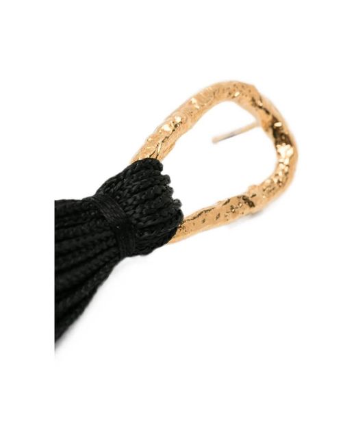Forte_forte Black Earrings