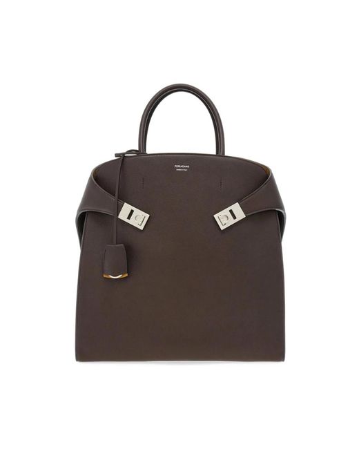 Ferragamo Brown Handbags for men