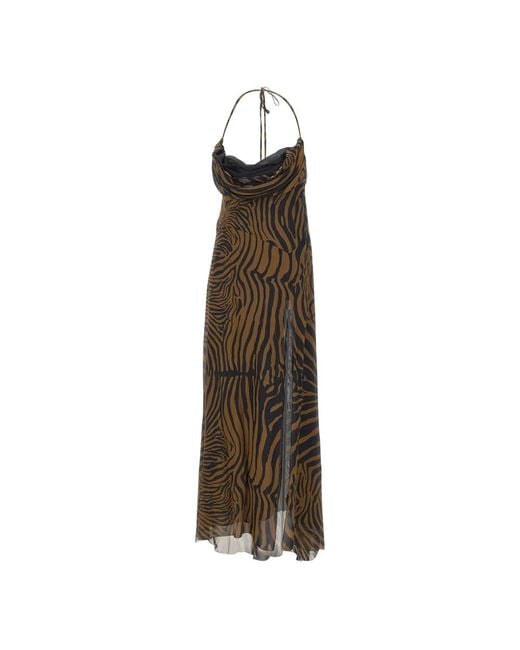 Blumarine Brown Maxi Dresses