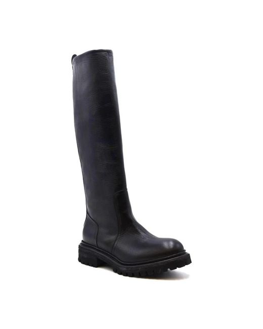 Roberto Del Carlo Black High Boots