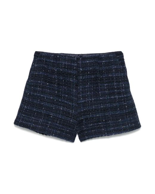 Twinset Blue Short Shorts