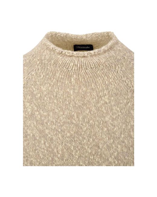 Drumohr Natural Round-Neck Knitwear for men