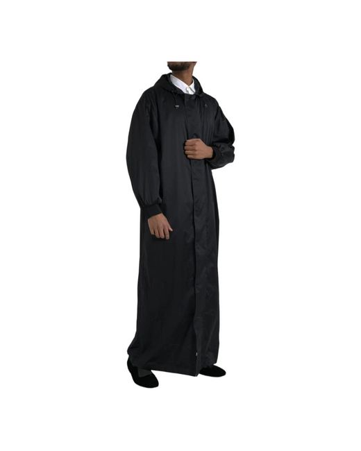 Dolce & Gabbana Black Rain Jackets for men