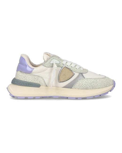 Philippe Model Schoenen ,Veelkleurig ,Katoen Antibes Sportswear Sneakers in het Multicolor
